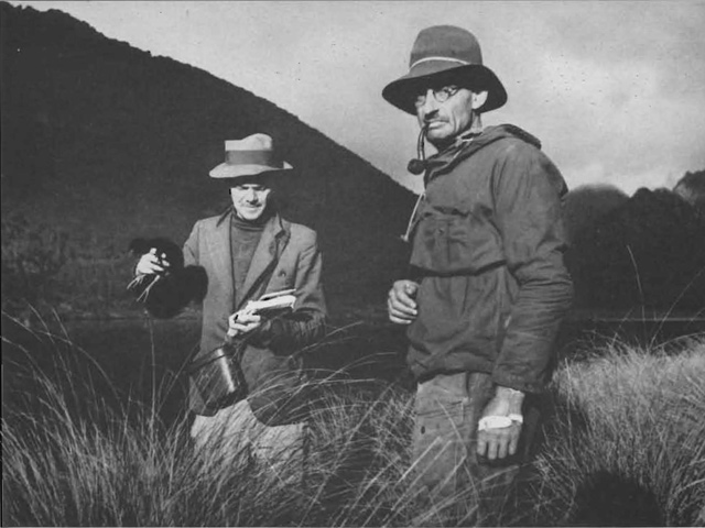 Dr. Orbell (Right) Brought the Takahe Back to Human Ken